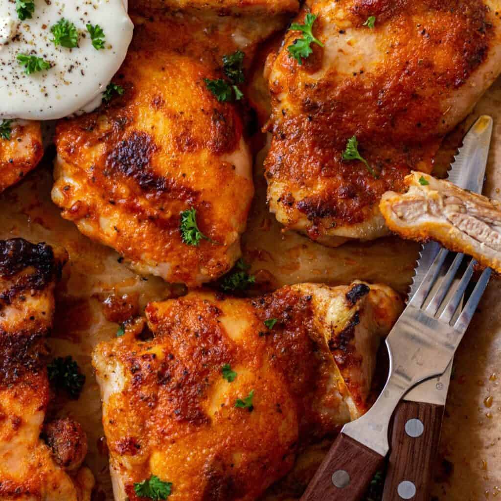How to Boil Chicken Thighs (Fresh or Frozen) - Sugar & Snap Peas