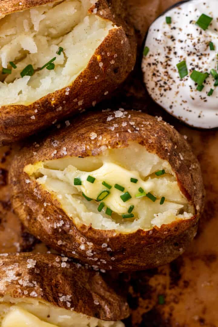 Perfect Baked Potato (without foil)